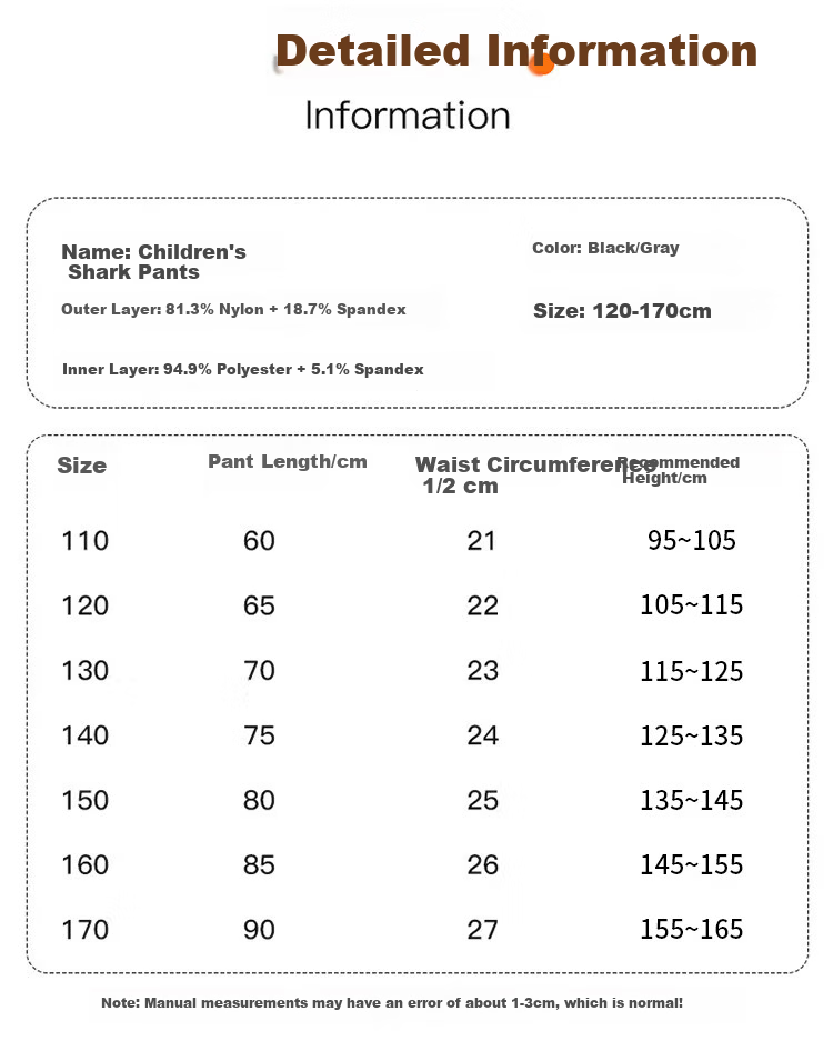 MiiOW Kids Shark Print Fleece-Lined Thickened Leggings for Girls, Autumn Winter Warm Yoga Pants for Toddlers and Older Girls 12