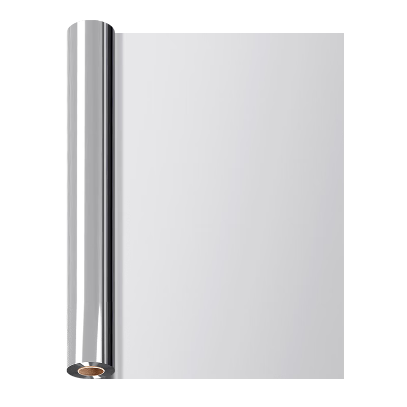 Modouyu Sun Protection And Heat Insulation Film, One-Way Visible Light Blocking Film, Double-Sided Silver, 0.6*2 Meters, Sunshade Film, Window Privacy Glass Sticker