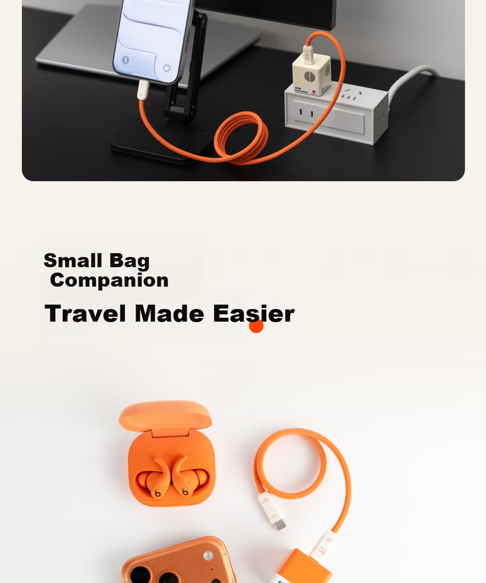 CANDYSIGN Sugar Factory Hard Candy A 40W GaN AVS Fast Charger PD3.2 for iPhone 17/16 iPad Apple Android Type-C 9