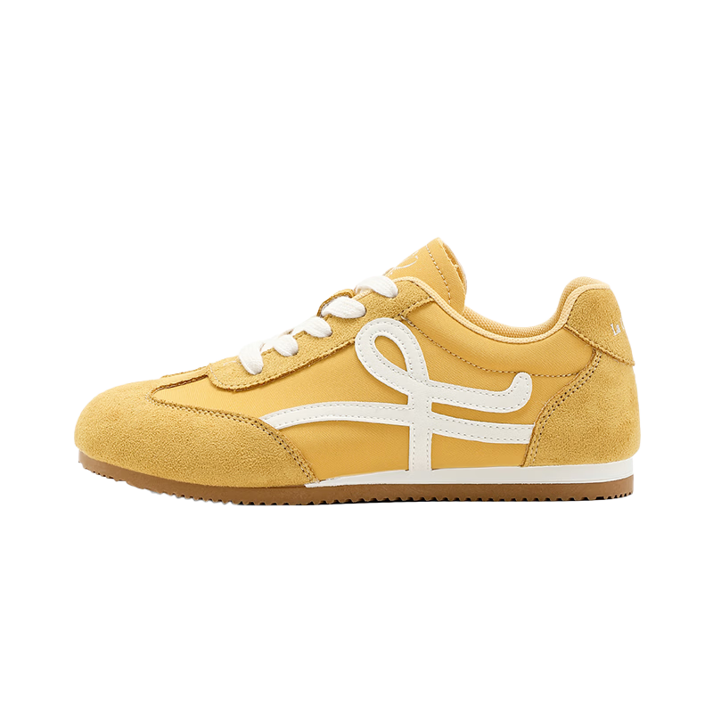 La Chapelle Women's Casual Shoes New Summer Soft Sole Versatile Sports Popular Sneakers 869Z Lemon Yellow - Hidden Height Increase Size 37