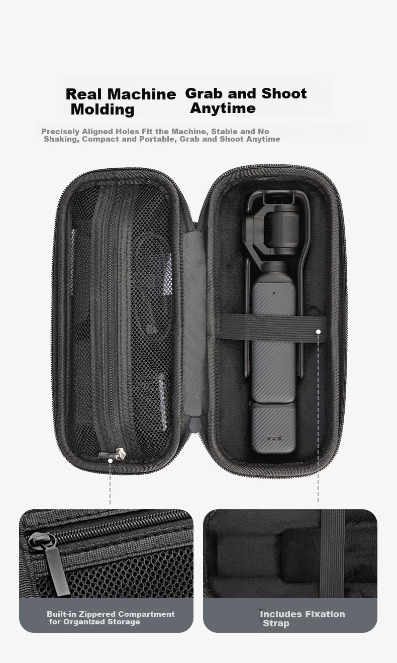 NEEWER DJI Pocket 3/4 Storage Bag DJI Osmo Pocket 3/4 Gimbal Protective Case Pocket 3 Storage Box All-in-One Accessory Kit Bag 2
