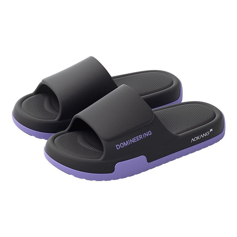 Aokang Men's Summer 2026 New EVA Anti-Slip Odor-Resistant Soft Sole High-End Outdoor Beach Slippers
