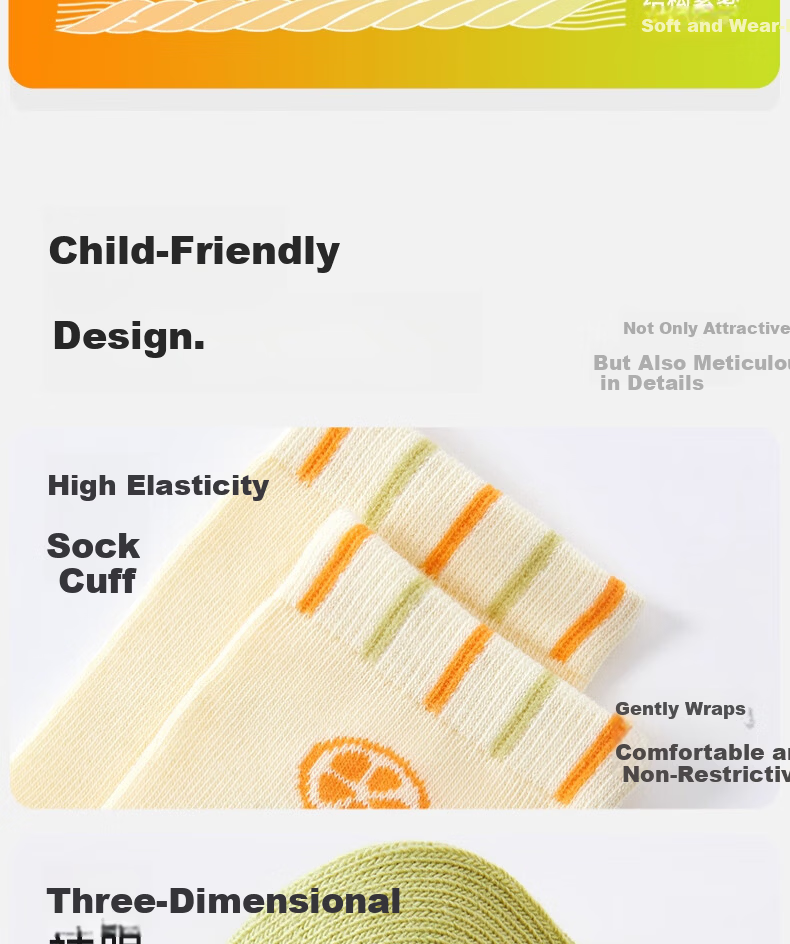 YUZHAOLIN 5 Pairs Children's Socks Girls Autumn Winter Solid Color Cotton Mid-Calf Antibacterial Deodorant Baby Princess Socks 5