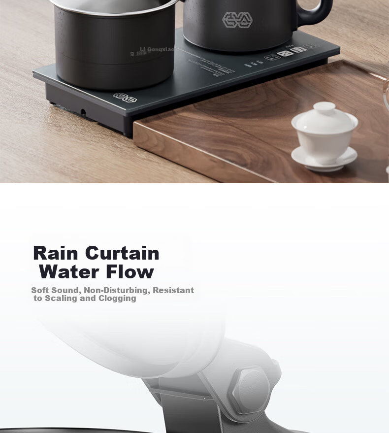 K·KOU Pure Titanium Fully Automatic Double Bottom Water Supply Electric Kettle Tea Table Boiling Kettle Integrated Insulated Electric Kettle Boiling Tea Heater TC018 14