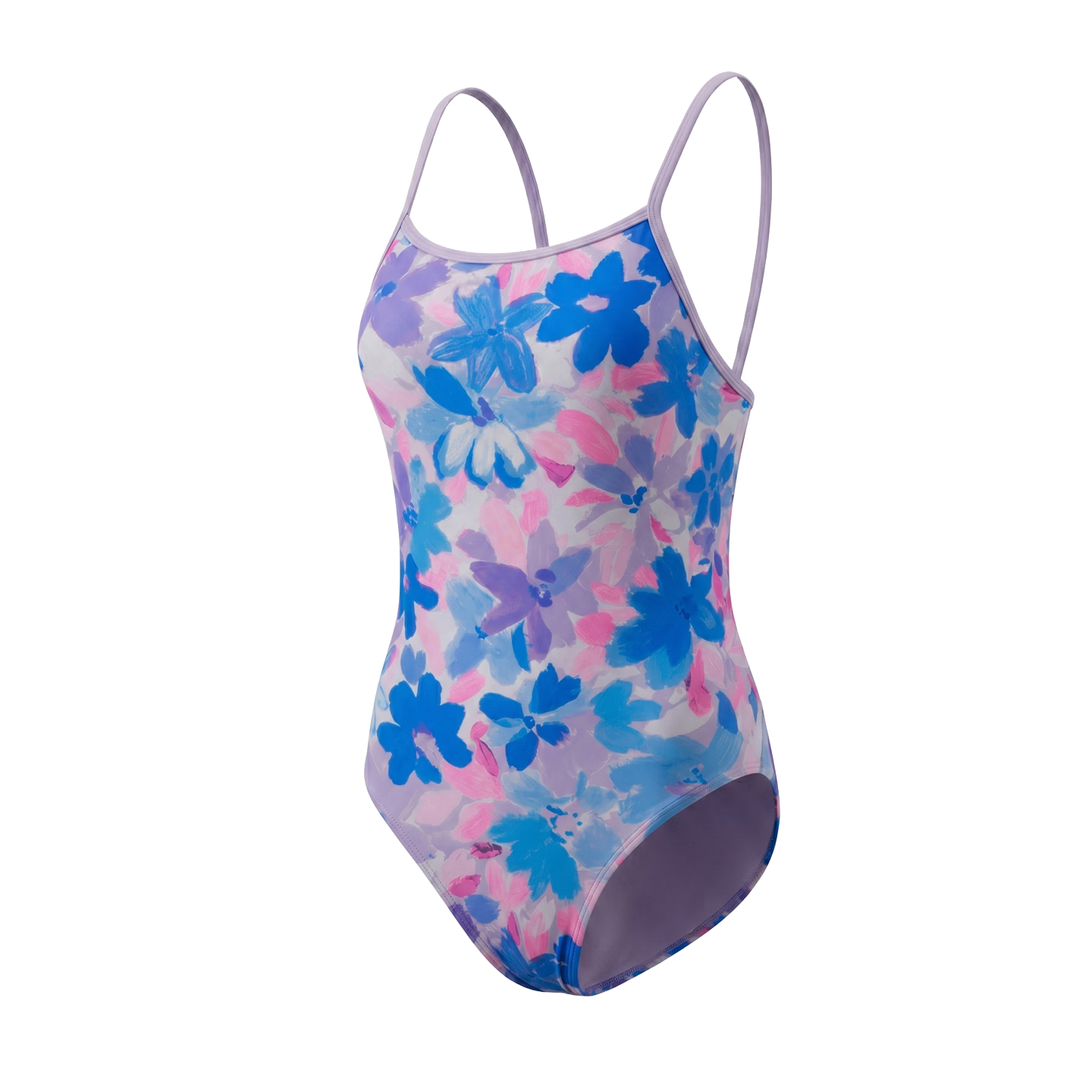 ANTA Tang Qianting Edition Women's One-Piece Racing Triangle Reversible Swimsuit Purple XL