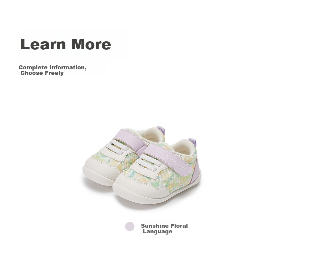YEEHOO Baby Pre-Walking Shoes Antibacterial Autumn Casual Shoes Spring and Autumn Indoor Comfortable Baby Shoes for Girls 15