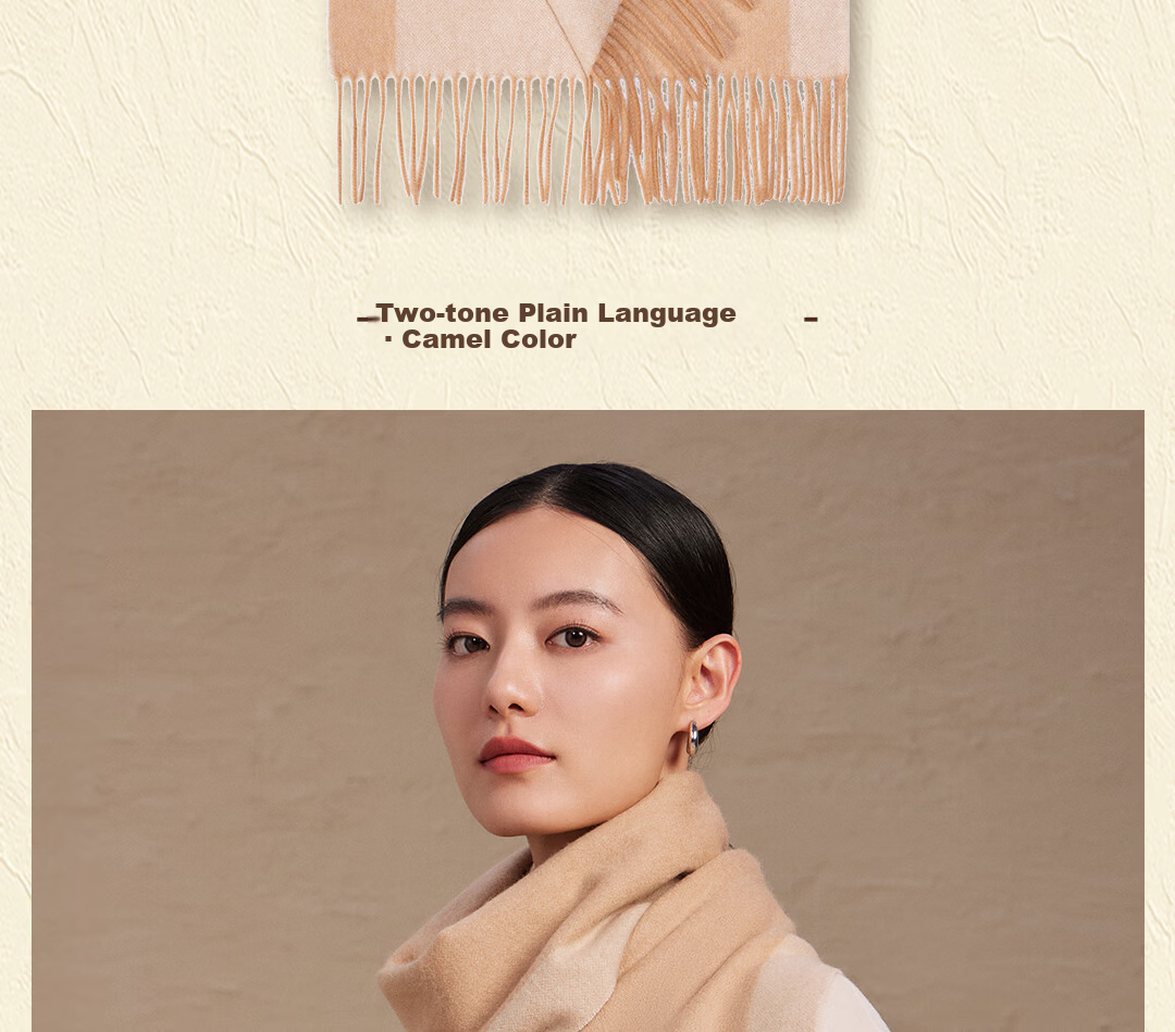 Shanghai Story Autumn Winter New Pure Wool Scarf Shawl Soft Warm Gift for Mom Elders Birthday New Year Women Neck Warmer 13