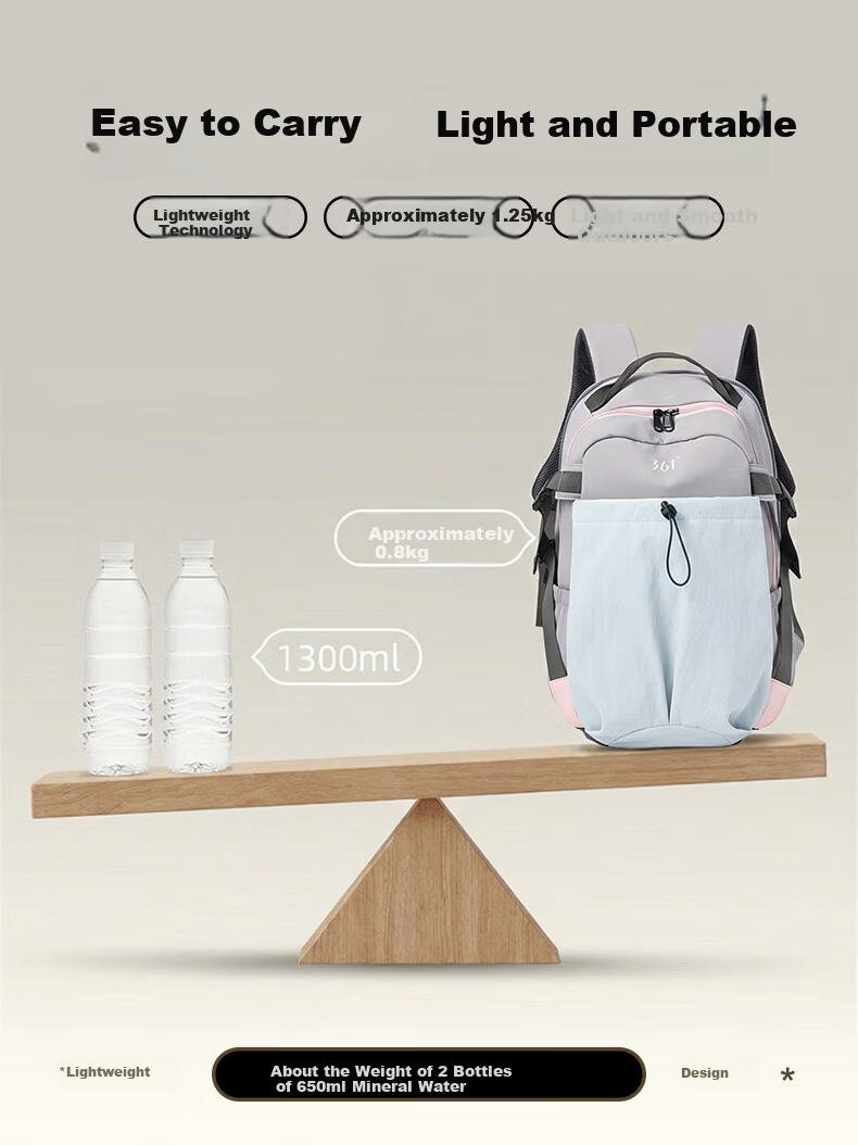 361° Outdoor Sports Backpack Laptop Bag Travel Lightweight Hiking Bag Student School Bag Large Capacity Double Shoulder Backpack 4