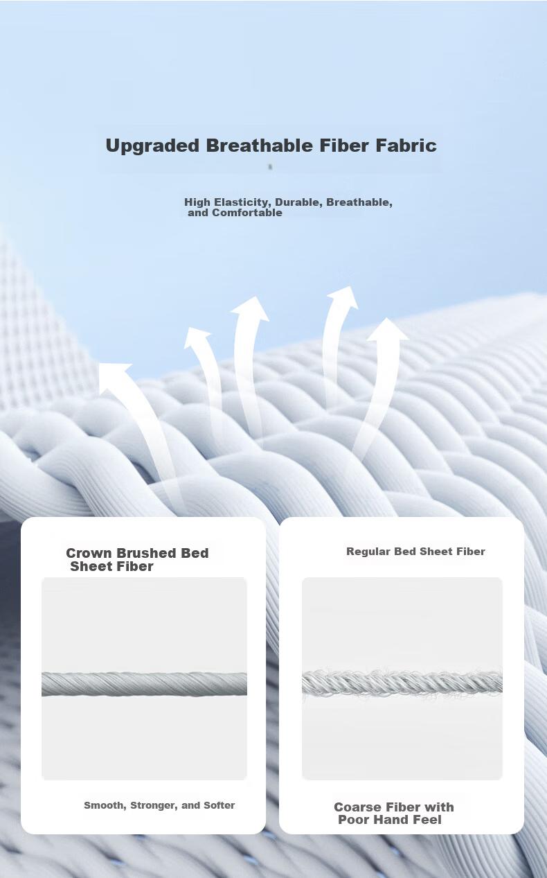 CROWN Bed Sheet Single Piece 1.8x2.3 Meter Single Bed Cover Hotel Bedspread Protective Bed Cover for Students Military Training Dormitory Gray 1
