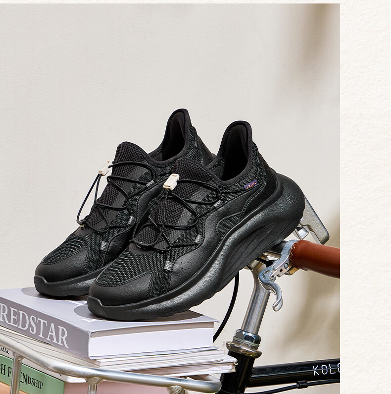 361° Men's Sports Shoes Tofu Shoes Spring Summer Breathable Thick Sole Comfortable Slip-On Casual Dad Shoes 672626704-3 18