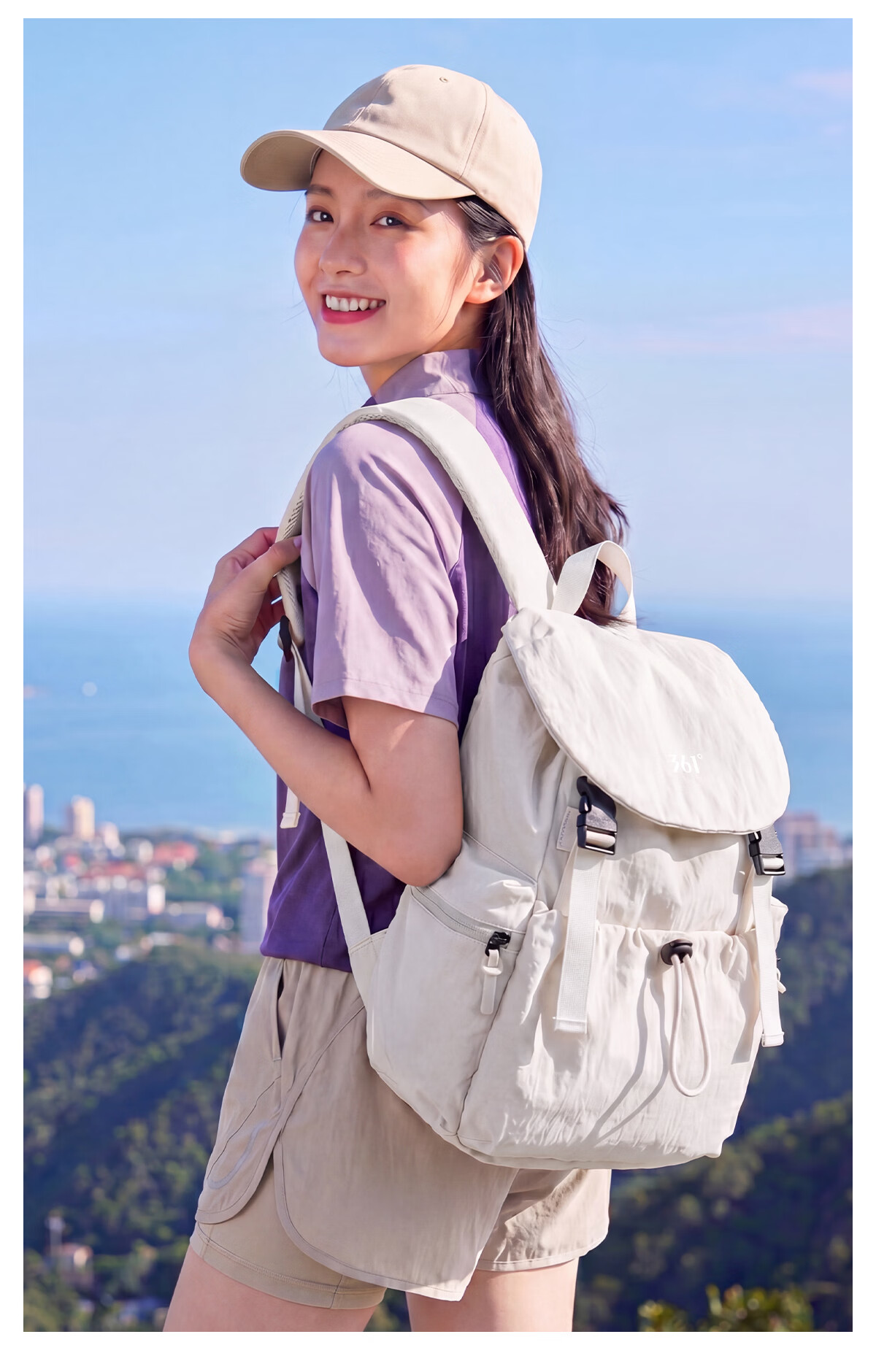 361° Women's Ultra-Light Commuter Backpack 2026 New Small Travel Casual College Student Bag 2