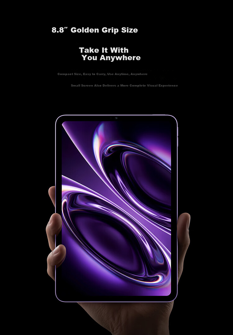 MI Redmi Pad REDMI K Pad 2 8.8-inch Gaming Tablet 3K Display Dimensity 9500 Deep Black 16GB+256GB [New Configuration] Mini Tablet 28