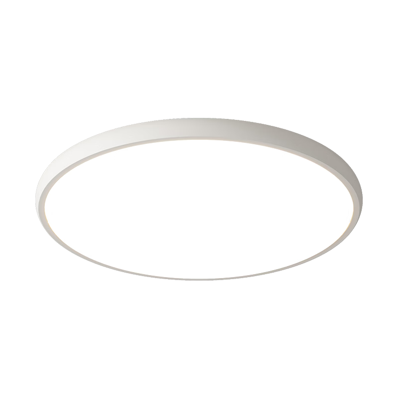 Jiaojiaozhe Ceiling Light Full Spectrum Eye Protection LED Ultra-thin Minimalist Bedroom Round 40cm 48W Three-color Dimming