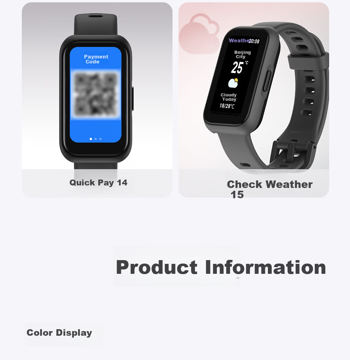 Keep Smart Fitness Tracker Sports Bracelet Fitness Blood Oxygen Heart Rate Monitor Multi-Sport Modes B5 Lite - Off-White with Added Table Tennis and Basketball Modes 13