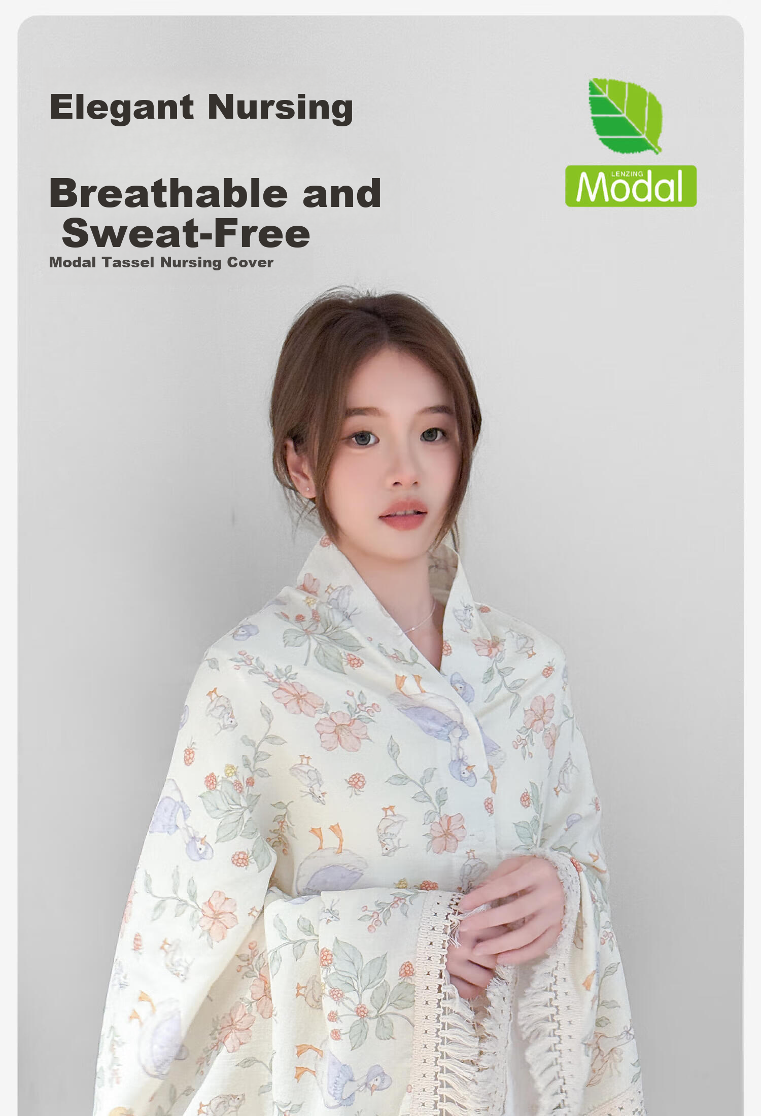 Shido Nursing Cover Multi-Functional Maternity Shawl Breastfeeding Cloak Privacy Poncho Raspberry Duck 1