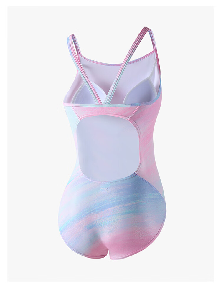 ANTA Zhang Yufei Edition Women's Racing Swimsuit Professional Training One-Piece Gradient Pink XL 21