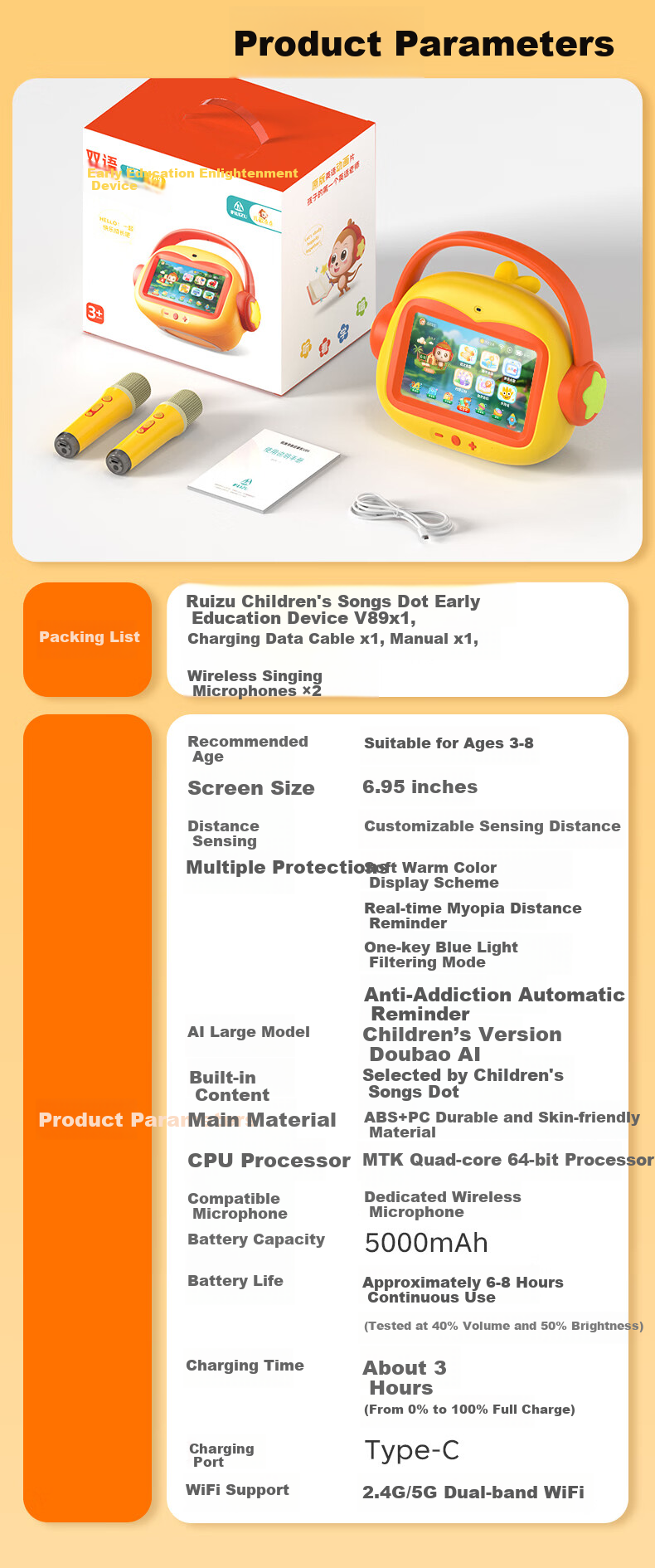 Ruizu Wangwang Dog Reading Pen [3-7 Years Low Threshold Interactive English Enlightenment] Early Education Sound Book Children's Day Gift 18