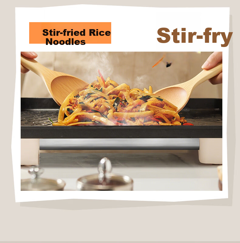 SUPOR Electric Grill Pan Electric Barbecue Oven Multifunctional Household Large Capacity 1800W High Power Fast Heating Easy-to-Clean BBQ Grill GJ4025P801 26