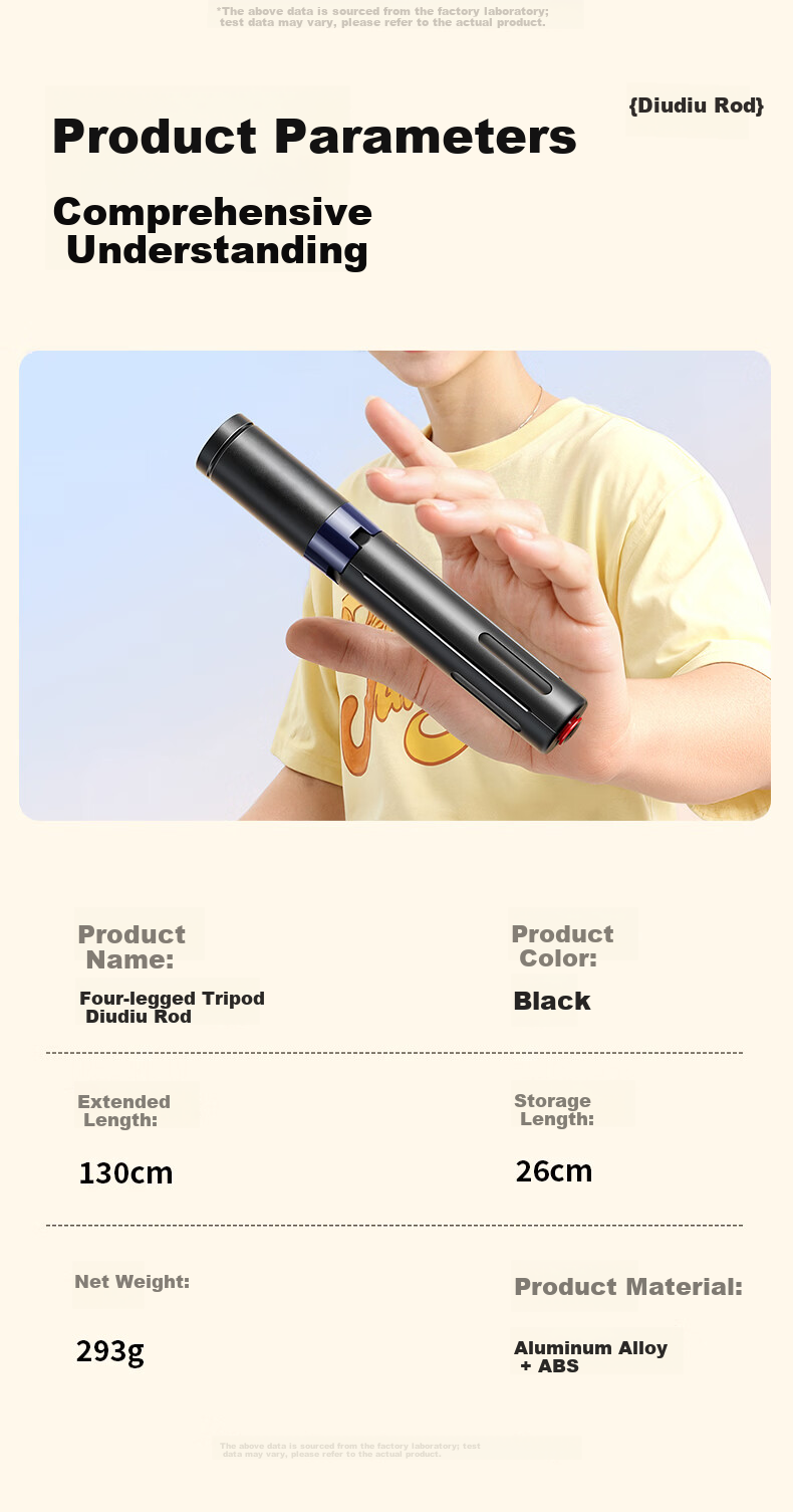 Shuotuo [Hot Sale 500K+ Units] Mobile Phone Selfie Stick Tripod Travel Compact Portable Mini Phone Holder Floor-Standing Hidden Integrated Travel Selfie Tool 15