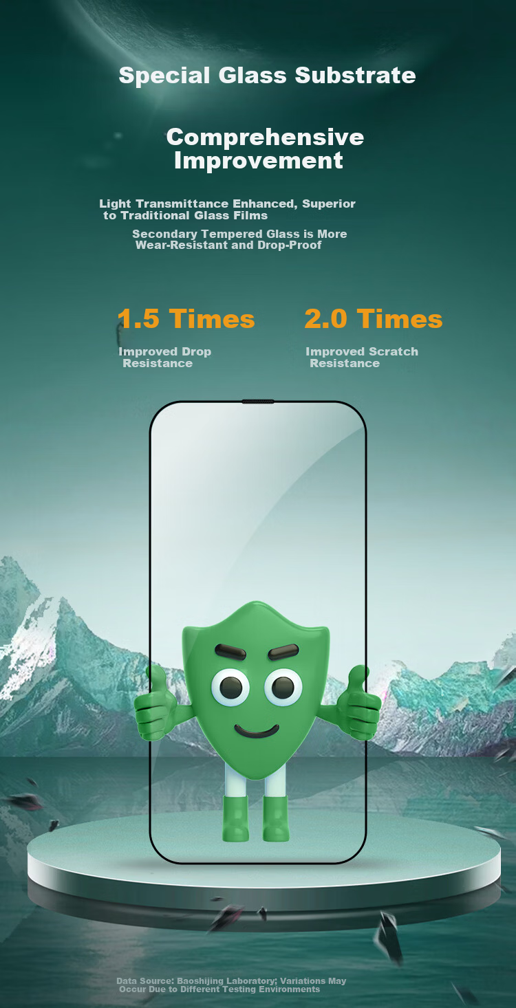 BOSQING [AG Frosted Eye Protection Film] Suitable for Apple 13/14 Tempered Glass Screen Protector, Anti-Blue Light, IPhone 13 Pro/16E/17E Phone Film, Anti-Glare, Anti-Fingerprint, Full-Screen, Anti-Reflective 12