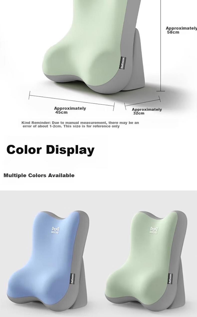MiiOW Multifunctional Neck and Lumbar Support Backrest Pillow for Bed and Sofa, Reading and Phone Use Cushion 14