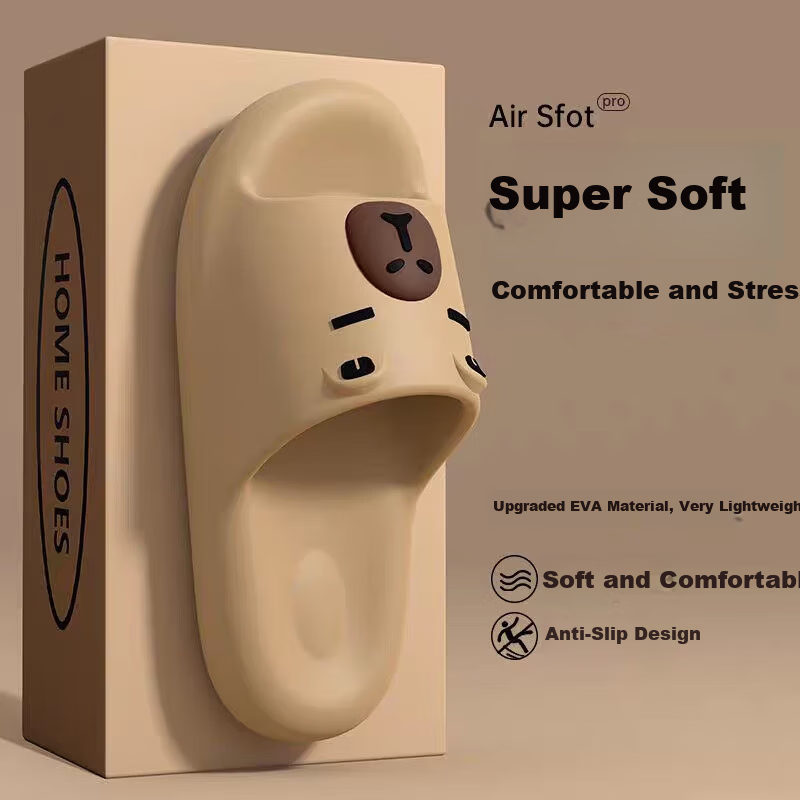 YUZHAOLIN Cartoon Parent-Child Indoor Bathroom Shower Slippers YG523
