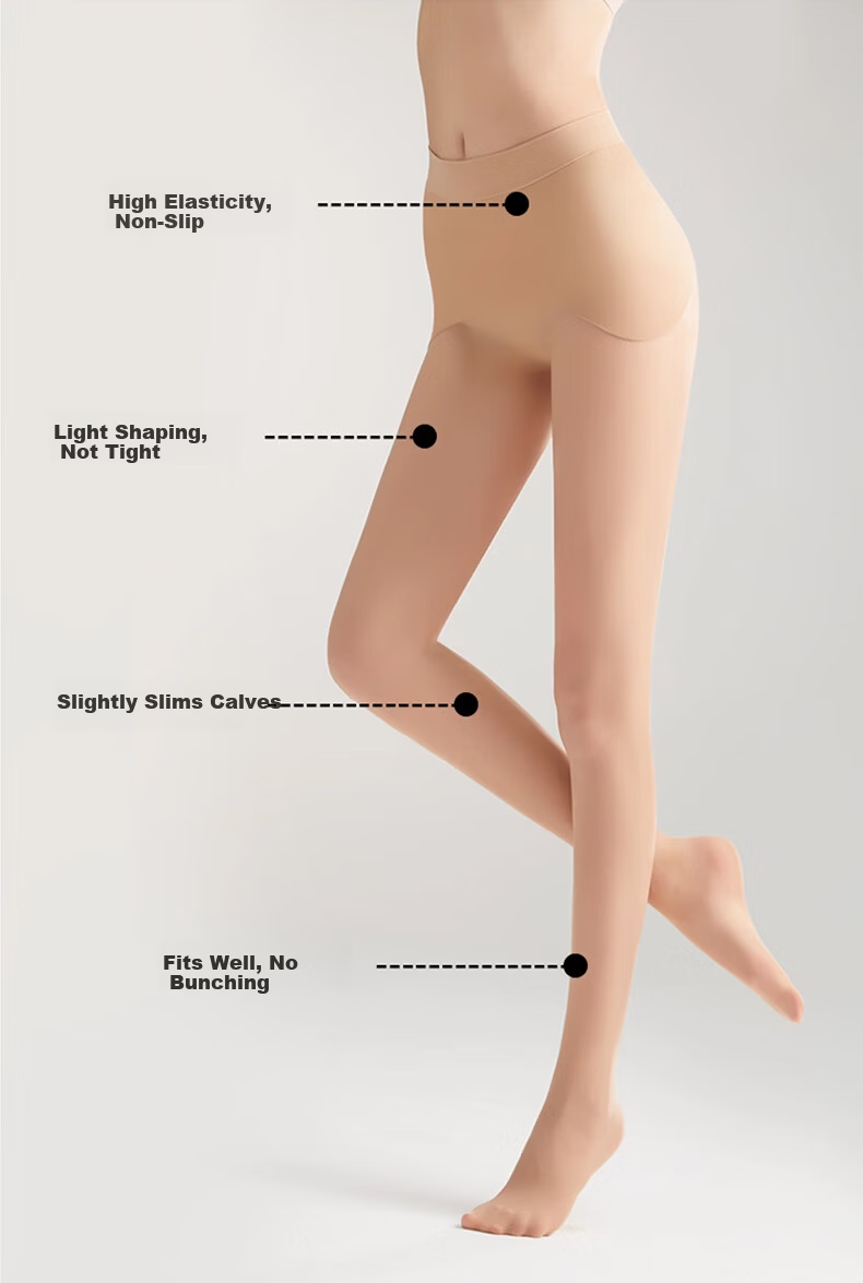Afandi [1D Matte Thin] Sheer Leggings Spring Summer Breathable Slimming Anti-Snag Skin-Enhancing Pantyhose 24