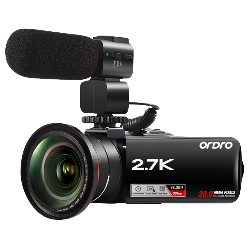 ORDRO Z82 Camera, High-Definition Live Streaming, Optical Zoom Camcorder, Professional DV Home Camera for Weddings, Travel Photography, Meetings, And Vlogging