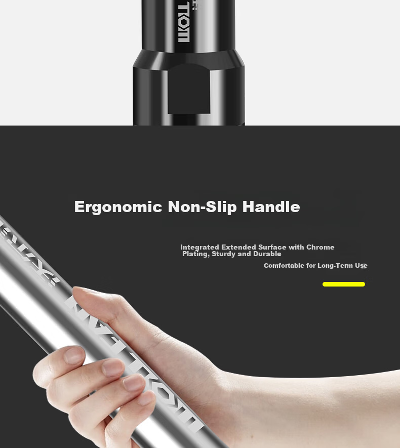 Wolvan 3-in-1 Ratchet Wrench 72-Tooth Industrial Grade 1/2" Dual-Direction Quick Wrench with Extended Handle Labor-Saving 11