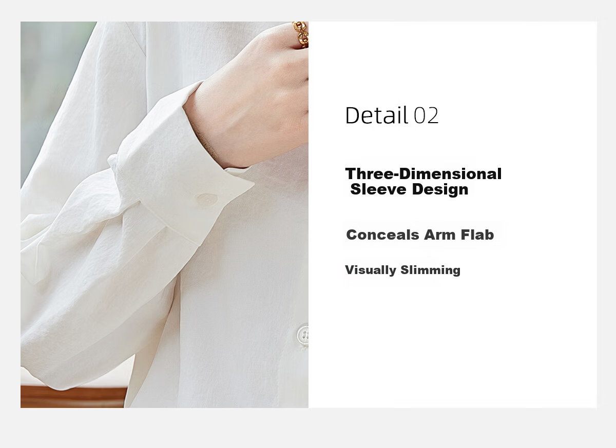 PinCai Women's Long Sleeve Shirt Autumn Winter Thickened Office Wear Versatile Blouse P144C6003 16