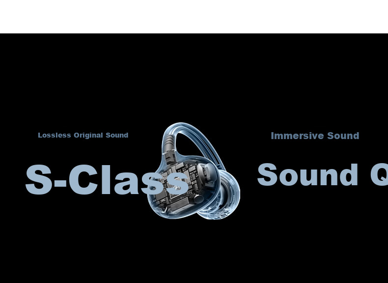 BASEUS [Latest Model 2026] MC2 S Comfortable Ear Clip Bluetooth Headphones, Open-Style Non-In Sports Call Noise Reduction AI Translation Long Battery Life Phantom Black 25