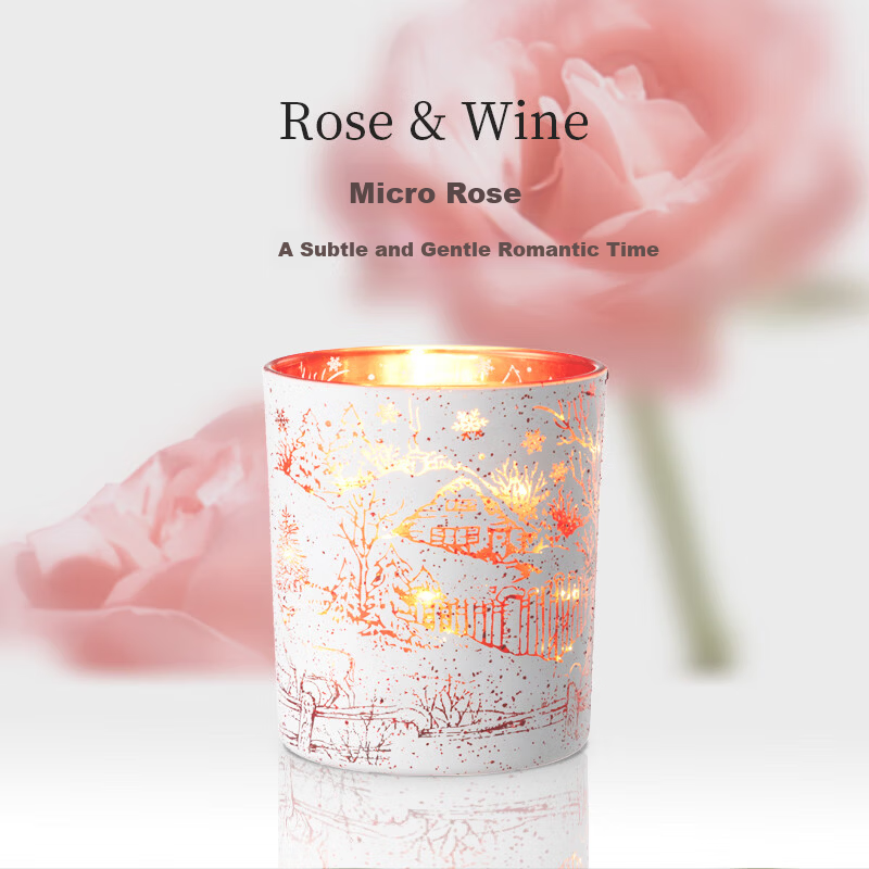 Jupiter & Venus Tipsy Rose Scented Candle Gift Box Phantom Series Indoor Fragrance Birthday Atmosphere Gift Holiday Present for Friends