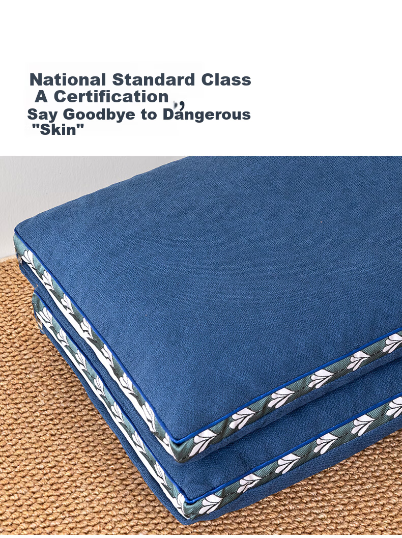 CROWN Buckwheat Pillow Pure Cotton Class A 100% Buckwheat Hull Neck Support Pillow Core for Deep Sleep Pair of 2 12