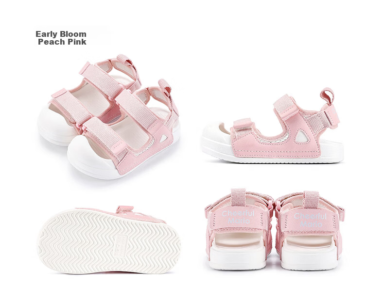 Cheerful Mario Kids Summer Sandals Boys Girls Outdoor Soft Sole 2026 New Breathable Casual Korean Style Toddler Shoes 9