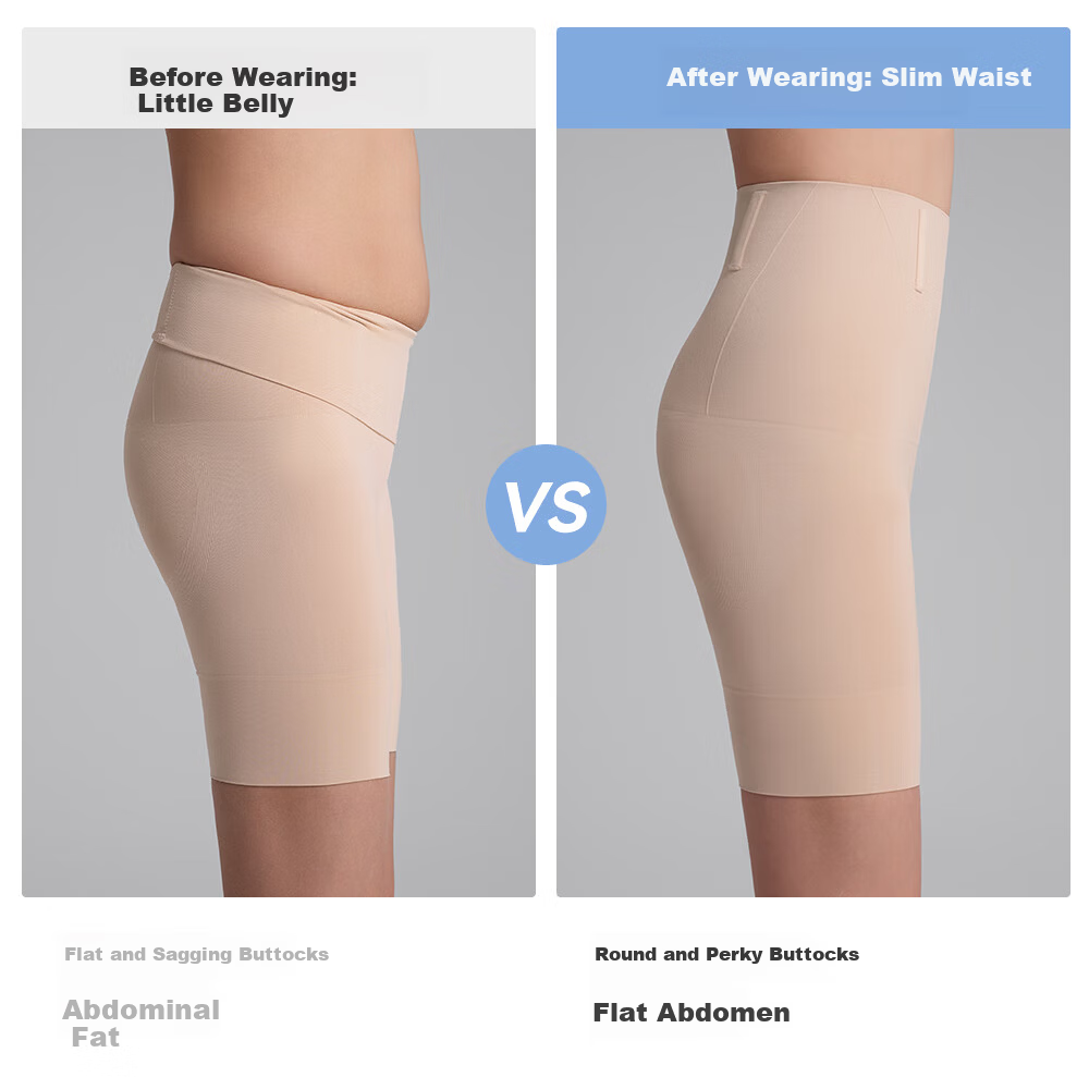 Guniangjia Women's Shaping Pants Tummy Control Hip Lift Lycra High Waist Body Shaping Waist Slimming Beautifying Pants 11