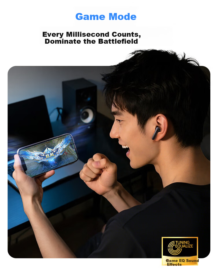 Linklike [Harmen Tuning | Surround Subwoofer] Bluetooth Earphones Semi-In 2026 New Model, Ultra-Long Battery Life, Wireless, for Men And Women, Comfortable for Long-Wear Use 18