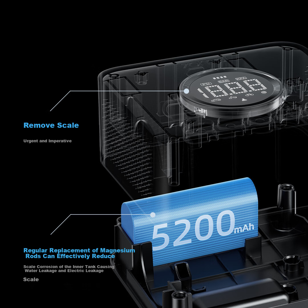70MAI Wireless Air Pump 2 Car Portable Inflator Tire Pump for Bicycle Electric Vehicle Basketball