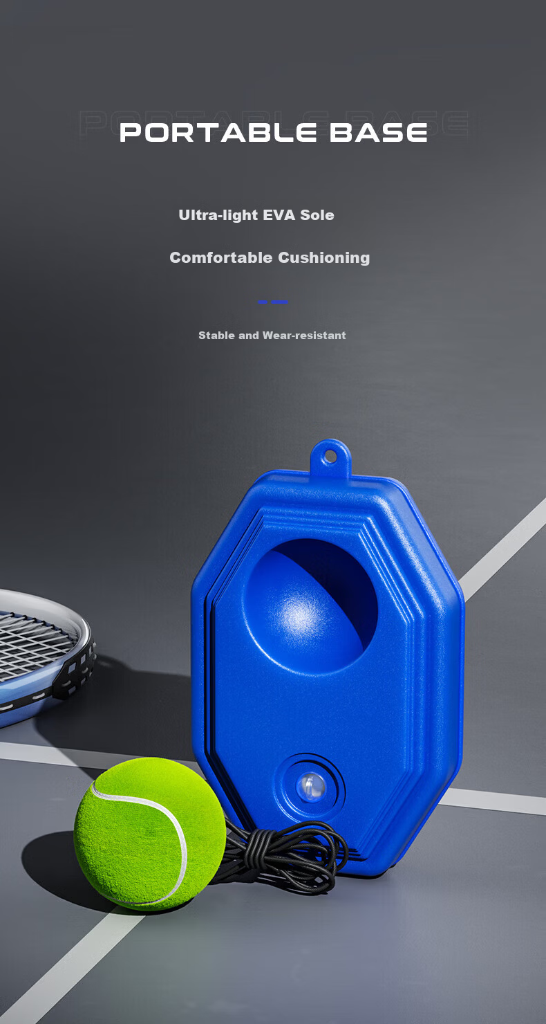 Murcia Tennis Trainer Single Player Rebound Band String Tennis Racket Parent-Child Automatic Rope Fixed Kids Solo Practice Toy 7