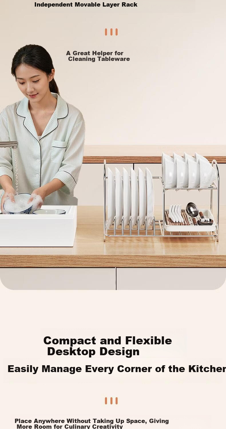 Canbo Multifunctional Disinfection Cabinet Home Desktop Kitchen Dishware Knife Rack Baby Bottle Tea Set Cup UV Sterilizer Drying and Cleaning Cabinet ZTD45-K2Z 18