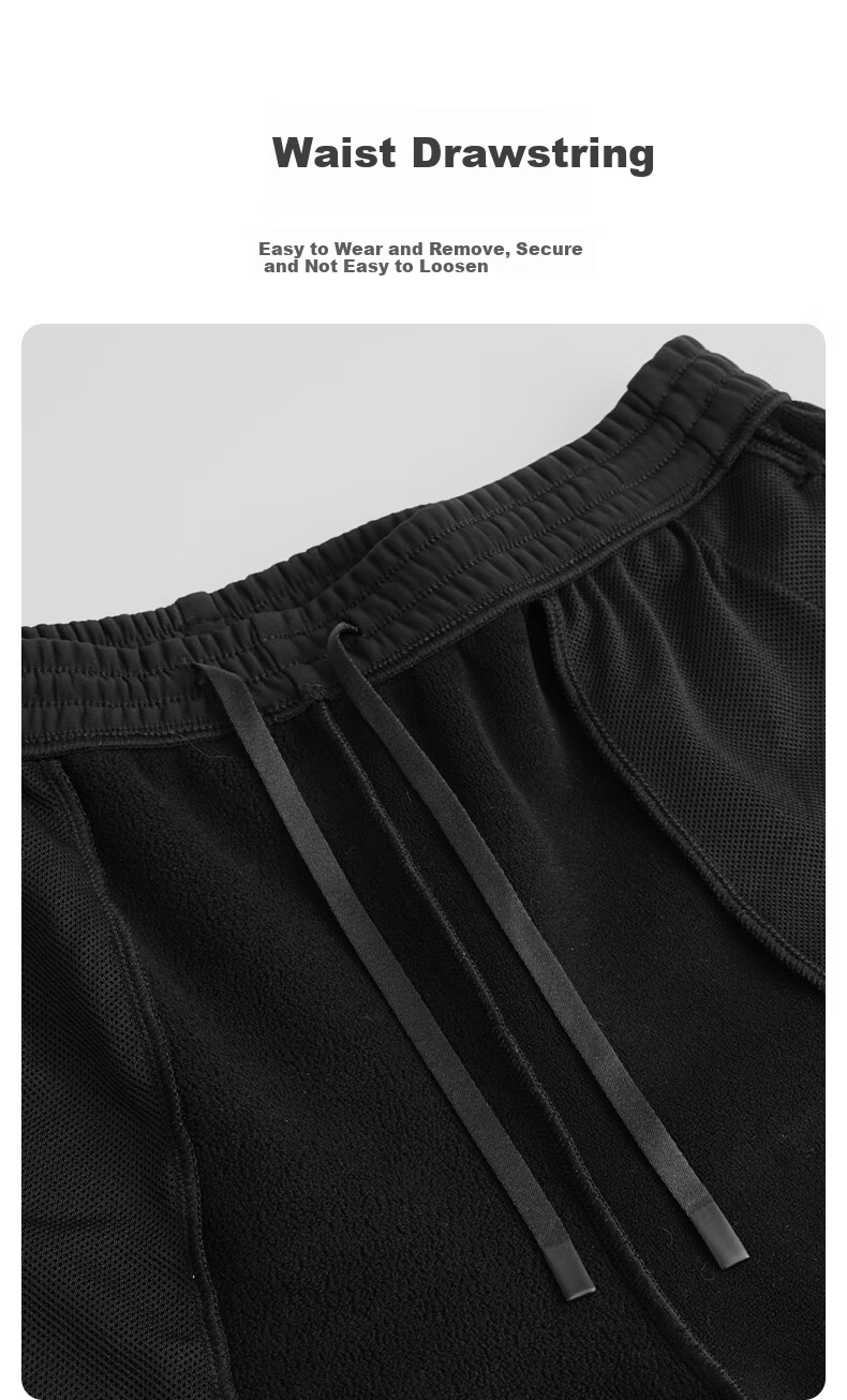 LI-NING Men's Fleece-Lined Jogger Pants Autumn Winter Warmth Windproof Comfortable Casual Loose Fit Trousers S 13