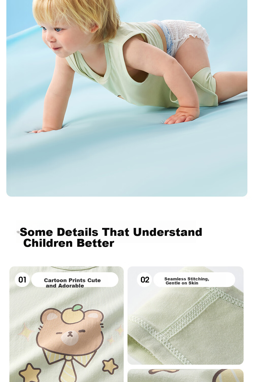 Betis Baby Bellyband Infant Vest Summer Clothing Belly Wrap Newborn Cooling Half Back Shirt Tummy Protector 18