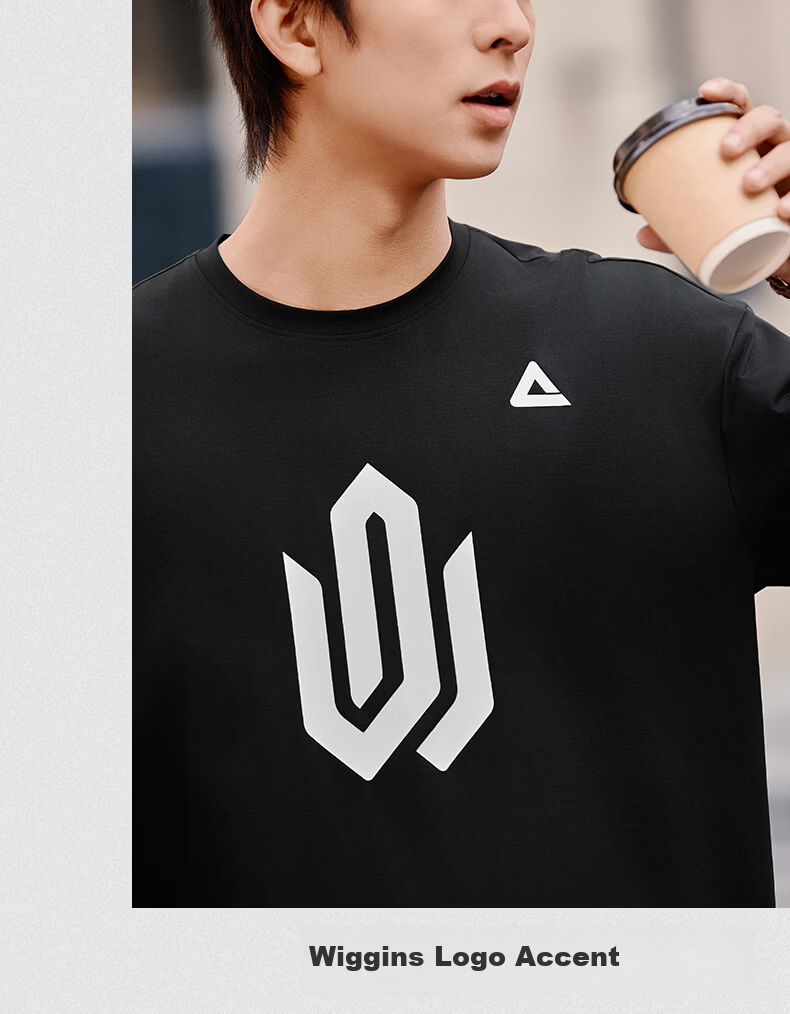 Peak Wiggins Quick-Dry Sports T-Shirt Men Summer Basketball Running Short Sleeve Fitness Outdoor Top DF662221 9