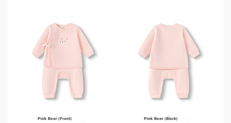 Balabala BalaOne Baby Thermal Ribbed High-Waist Underwear Set 2025 Winter Homewear 208425134203 8