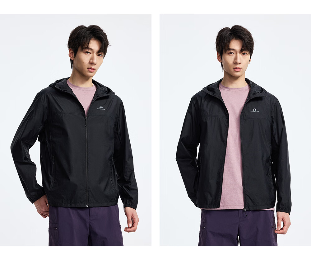 Toread Urban Outdoor UV Protection Hooded Jacket Men Summer New Lightweight Breathable Rainproof Sunscreen Coat 22