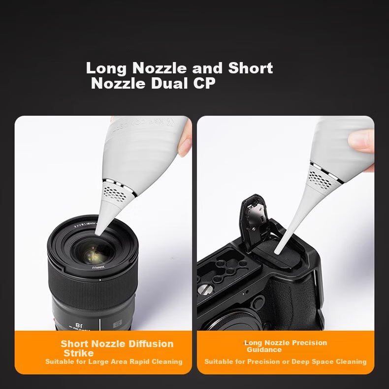 K&F CONCEPT Camera Air Blower Dust Cleaner Rubber Bulb Long Nozzle Lens Cleaning Tool for Keyboard and Figurines 17