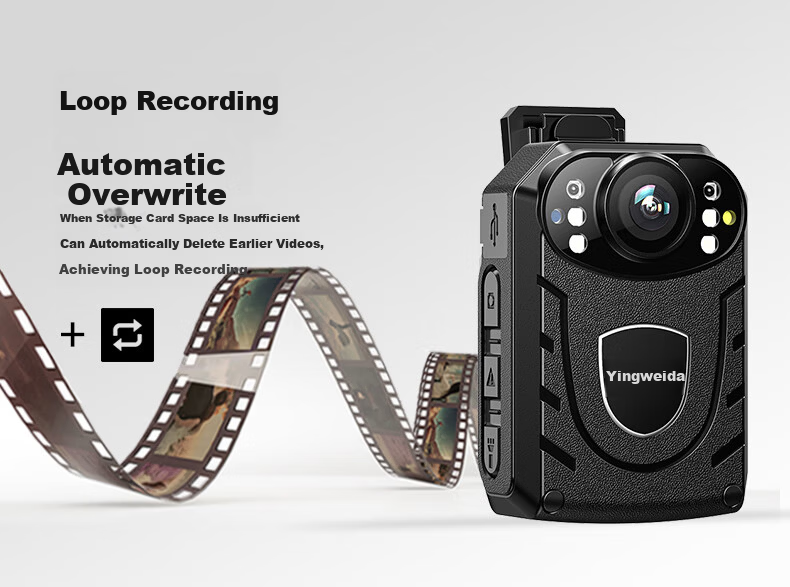 Yingweida DSJ-F7 Law Enforcement Recorder On-site Meeting Video Recorder HD Infrared Night Vision Camera 32G 5