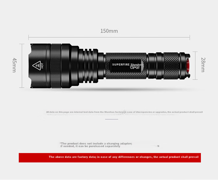 SupFire High-Intensity Flashlight: Ultra-Bright, Long-Lasting, Long-Range Outdoor Survival Compact Mini Patrol Home Portable Emergency Light 21
