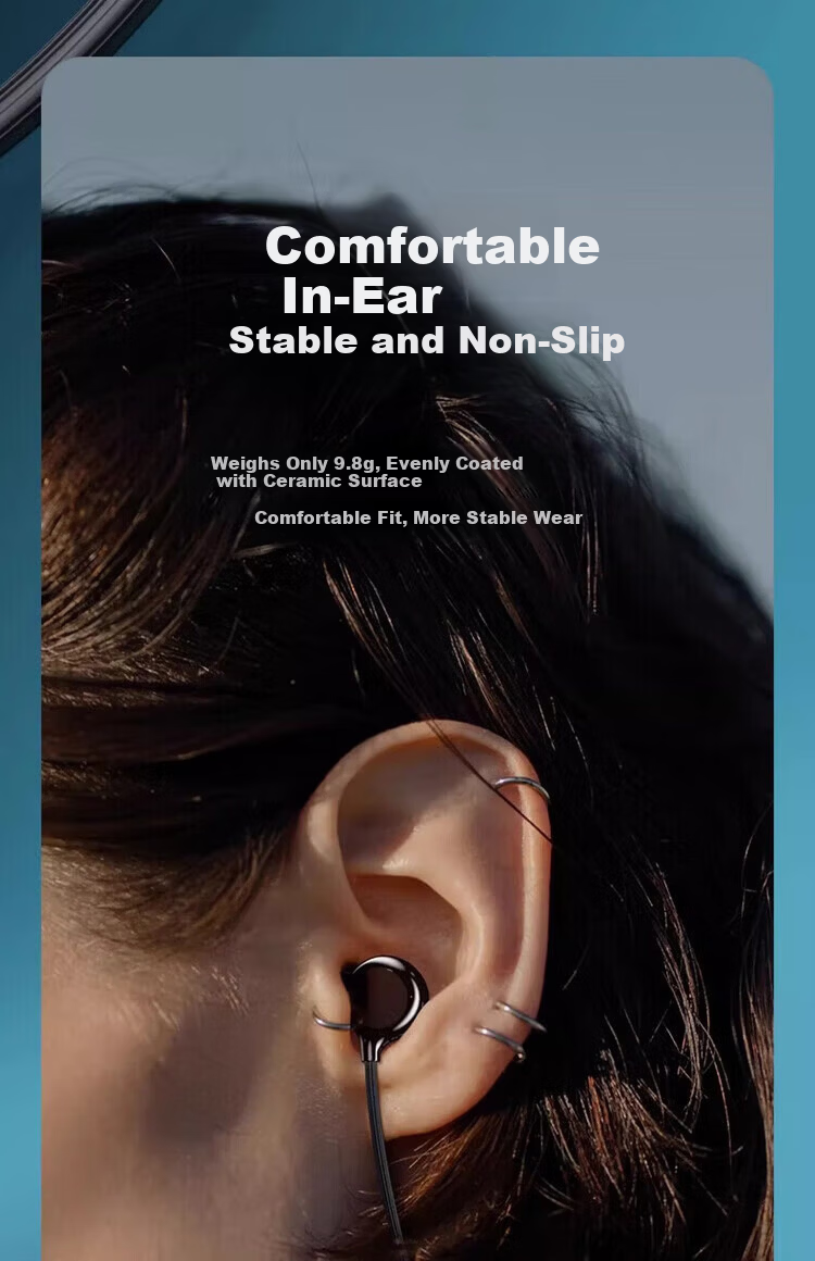 MICROKIA Berlin Sound 2026 Latest Noise-Cancelling Wired In-Ear Ceramic High-End High-Quality Earphones for Karaoke Music Sleep Gaming Single Earbud Gift 11