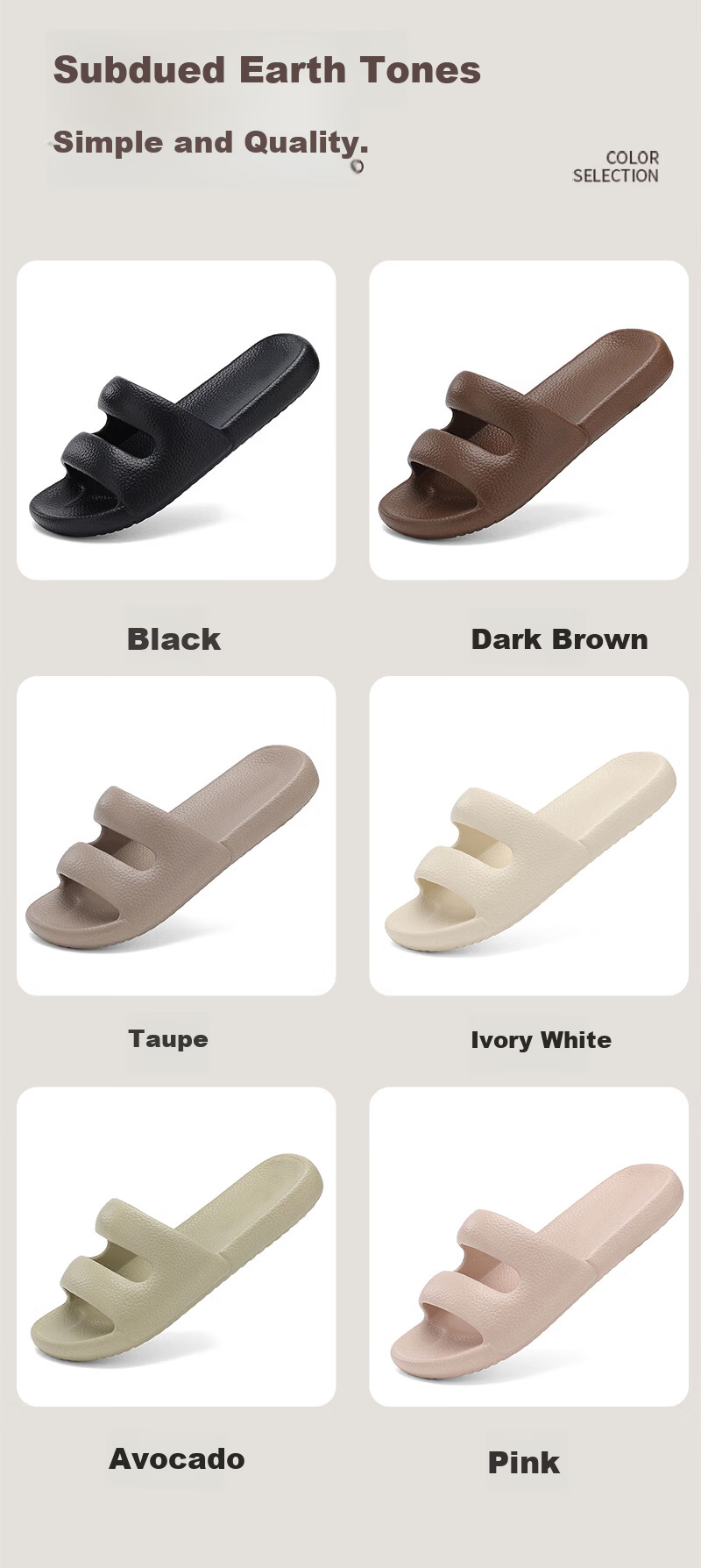 XGGC Premium Textured Leather Slippers for Men Summer Indoor Bathroom Non-Slip Sandals Ivory White Size 37-38 7