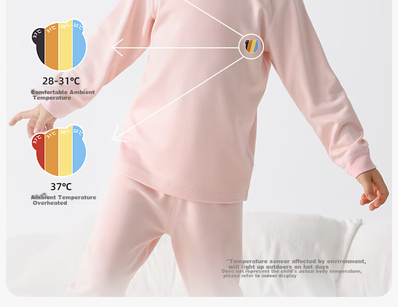 Beitais Kids Thermal Base Layer Shirt Spring Autumn Boys Girls Warm Ginger Heat Baby Single Warm Top Autumn Wear 9